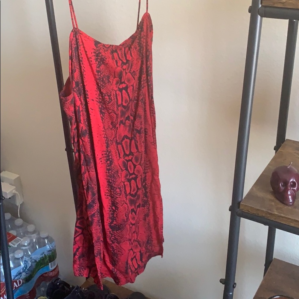 Motel Rocks snake print Dress